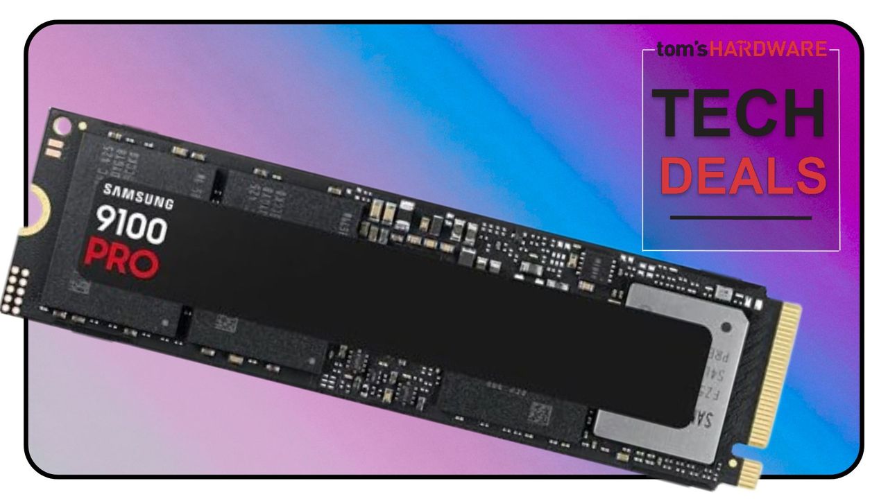  Samsung's ultra-fast 4TB 9100 Pro falls to its lowest-ever price on Amazon — PCIe 5.0 SSD delivers 14,800MB/s speeds and chart-topping performance 
